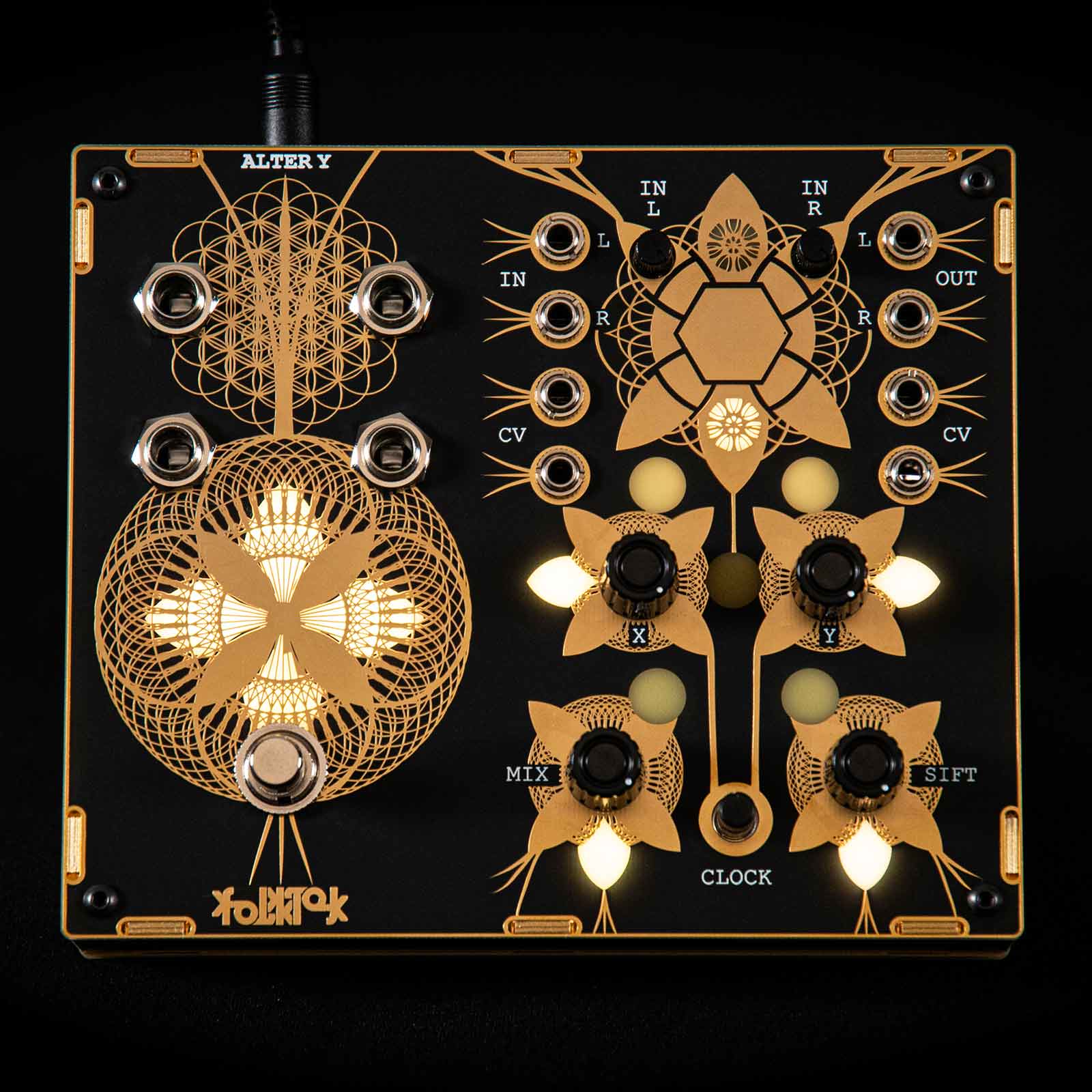 Folktek MATTER II モジュラーシンセサイザー Folktek Matter 1 Drum Synthesizer Eurorack Module